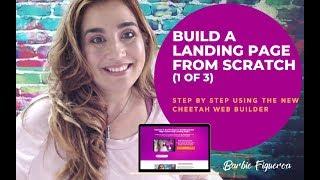 Step by Step: Creating a Landing Page with the *NEW* Builderall Cheetah Builder from Scratch (1of 3)