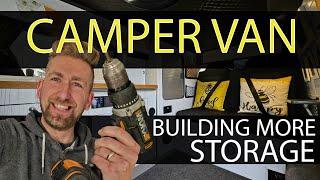 How To Get More Storage  - DIY REAR OVERHEAD LOCKER - VW T6 Camper Van