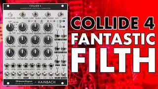 FANTASTIC FILTH from COLLIDE 4 (Joranalogue & Hainbach) // my first patch + your questions!