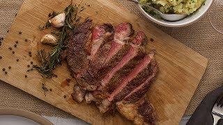 Ribeye Steak with Smashed Yukon Gold Potatoes | Project Foodie