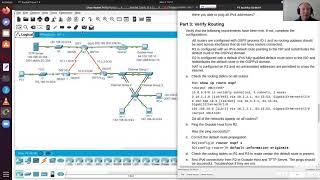 CCNA3 v7: Troubleshooting Enterprise Networks Part 2 and 3