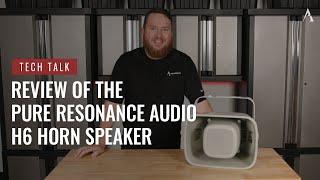 Review of the Pure Resonance Audio H6 Horn Loudspeaker on Pro Acoustics Tech Talk Episode 131