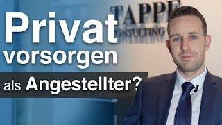 Private Altersvorsorge als Angestellter - Notwendig?