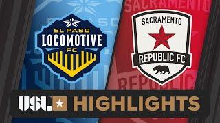 10.19.2024 | El Paso Locomotive FC vs. Sacramento Republic FC - Game Highlights