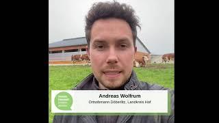 Aktion Stabwechsel - Andreas Wolfrum (BBV-Ortsobmann in Döberlitz / Oberfranken)