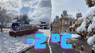 "Epic SNOW in CHIHUAHUA! Incredible landscapes and EXTREME cold ️"