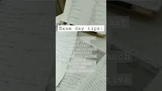 Exam day tips| Study with me| Study TikTok | Study motivation| #studyblr #study #exams #medstudent