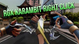 Reaver Karambit with RGX Karambit Right Click Animation