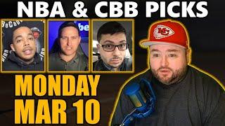 NBA & College Basketball Picks with Kyle Kirms | Monday March 10th