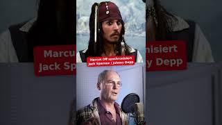 Marcus Off synchronisiert Jack Sparrow (Johnny Depp) in "Fluch der Karibik"