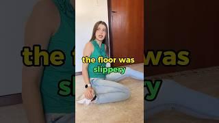 Be careful with the floor  #english #englishtips #learnenglish #englishteacher