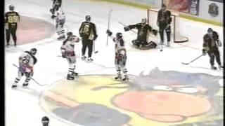 VIK i Elitserien 98/99: AIK-VIK 2-3 Per Mårts om Lulins tacklingar