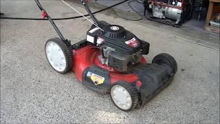 HOW TO SHARPEN a LAWNMOWER Blade. ANY make or model Briggs and Stratton etc..