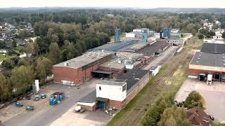 Signode Burseryd Steel Strap Factory Overview, Sweden