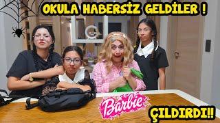 WEDNESDAY VE KARDEŞLERİ OKULA HABERSİZ GELDİ | BARBIE ÇILDIRDI | EYLÜL LAL