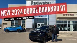 New 2024 Dodge Durango RT AWD SUV - MSRP Discounts | Stock # RDR7291 - Redwater Dodge