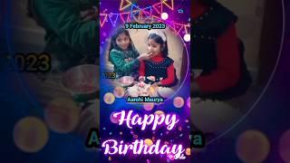 Happy  Birthday 9 February 2023  Aarohi Maurya @Vishal Village Lifestyle short  viral video