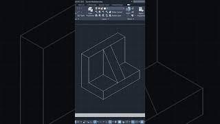 AutoCAD Isometric Drawing Exercise 2s