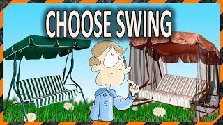 Garden swing - how to choose reliable and comfortable