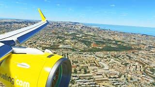 STUNNING APPROACH INTO ALGIERS | Ultra Realistic | Microsoft Flight Simultor 2020