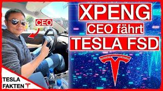 TESLA FSD - Ehrliche MEINUNG von XPENG CEO - Vergleich USA & full self driving