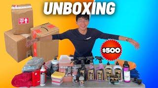 Unboxing $500 Worth of Detailing Products! - Detailing Beyond Limits