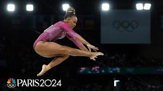 Rebeca Andrade gets her gold on final day of gymnastics at Paris Olympics | NBC Sports