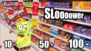 Skittles meme Spongebob Slower-Meme Mentom