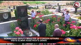 NORWEGIAN DEPUTY MINISTER OF FOREIGN AFFAIRS VISITS ELMAR HUSEYNOV'S GRAVE