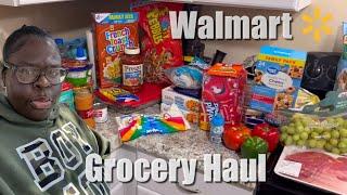 VLOGMAS DAY 2 | WALMART GROCERY HAUL | WHAT MY LIL $200 GOT ME 