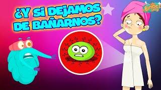 ¿Y si dejamos de bañarnos? | Ciencia Para Niños | Vídeo Educativo | Vídeo Científico