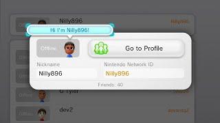 Nintendo Wii U - Nilly896's Friends List for 2025 (Pretendo)