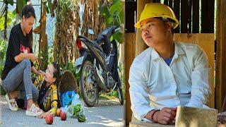 Harvesting green pumpkins - Sai met a strange girl with bad intentions l Lý Thi Sai