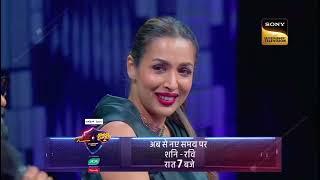 Hina khan got teary seeing the tribute given to her by Sony Tv on #SuperDancer vs #indiasbestdancer