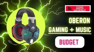 Cosmic Byte Oberon Wireless || 20MS Low Latency Gaming Headphones No More Lag