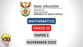 Gr 12 Maths Paper 1 2023