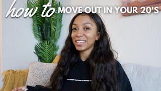 STEP BY STEP: HOW TO MOVE OUT OF STATE ALONE IN YOUR 20s | Imani Collins