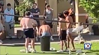 Officials investigating video showing possible hazing on University of Miami campus