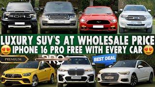 Luxury SUV's At Wholesale Price | IPhone 16 Pro Free With Every Car  | Ford Everest , Mustang, A6