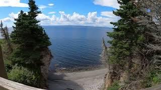 Hiking to Cap-Gaspé lighthouse in Forillon National Park Of Canada | 4K ASMR Video, Gaspé Quebec