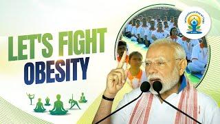 Reducing oil intake & practicing Yoga are true formulas for better fitness: PM