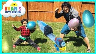 HUGE Easter Eggs Hunt Surprise Toys Challenge with Thomas and Friends