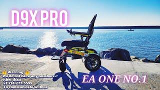 Electric wheelchair D9X Pro Automatic Folding EA ONE NO.1WE ARE RELIABLE Lightweight elegant 🪙️