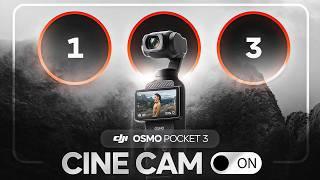 Turn the DJI Osmo Pocket 3 into a CINE Camera ( 3 Easy Steps)