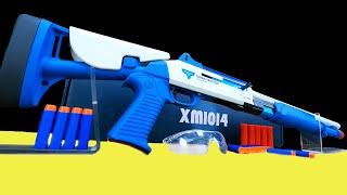 Innovative Rifle Airsoft Shotgun, XM1014 Airsoft Rifle. Shooting Game, Manual Air Launch Bullet Shot