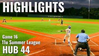 Highlights - Connor 11u Waves Baseball - Summer Game 16 vs Hub 44 East Hampton