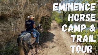 Eminence Horse Camp and Trail Tour Cross Country Trail Ride CCTR Missouri