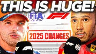 New F1 2025 RULES Just Got REVEALED That Will CHANGE EVERYTHING!