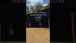 4,350 Sq. Ft. Barndominium Build Cost #barndominium #barndo #barndominiumliving #home #shouse