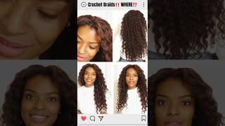 That’s NOT a wigCROCHET BRAIDS‼️WHERE⁉️ #crochetbraids #hair #curlycrochethair #hairstyles #shorts